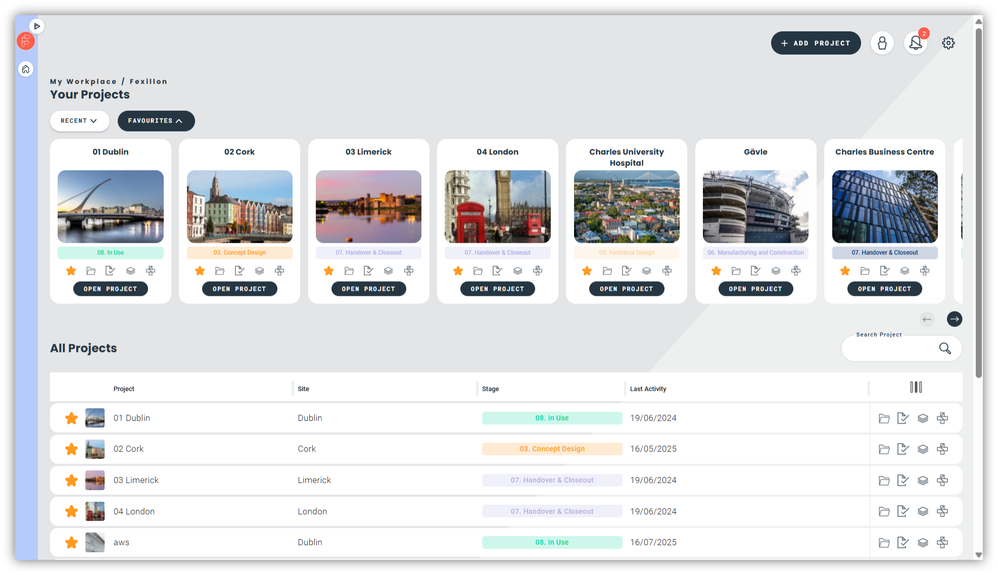 Fexillon Projects Overview