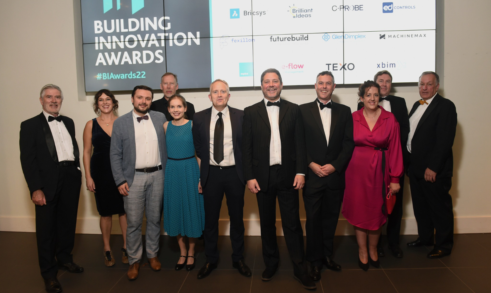 group shot from Building Innovation Awards